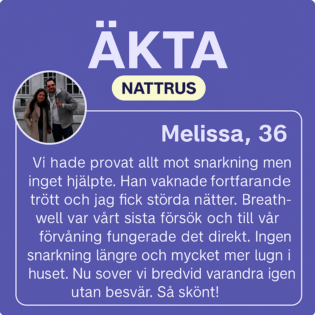 BreatheWell – Kamomille näsremsor, andas fritt och sov hela natten.